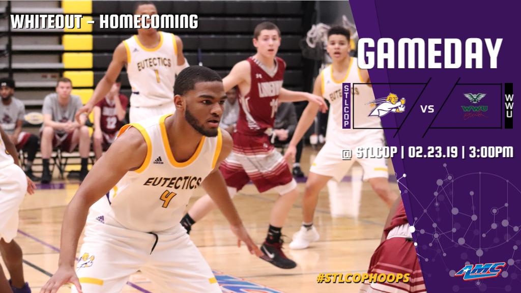 UHSPEutectics's tweet photo. It's Game Day! Wear white and come support the MBball team today at 3pm against @WWU_Owls. Half-time games for Homecoming! #GoEuts #EutsAthletics #EutsMBBall #stlcop #stlcophoops #stlcopHC2019 https://t.co/Atomhy54zv