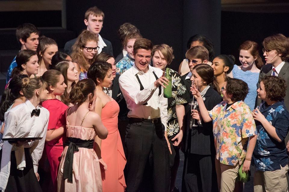 [ROLLING ALONG] Thrilled to support our #DAbate members in the Spring Musical - “Merrily We Roll Along”. Go see the show today at 2 and 7:30 in Kenan!