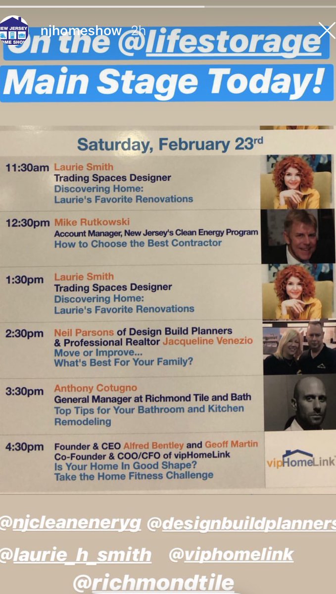 Stop by the main stage <a href="/NJHomeShow/">njhomeshow</a> today to find out how our app can help manage your home! #NJHomeShow #viphomelink #homemanagement #vipTIPS