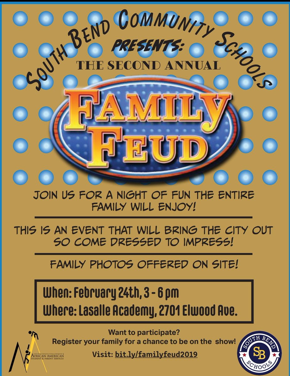 Principal_Boyd's tweet photo. Come out tomorrow and support our kids! It's free so NO excuses 😁 @SouthBendCSC #kidsdeserveit #familyengagement #BlackHistoryMonth https://t.co/sBGWzzko7A