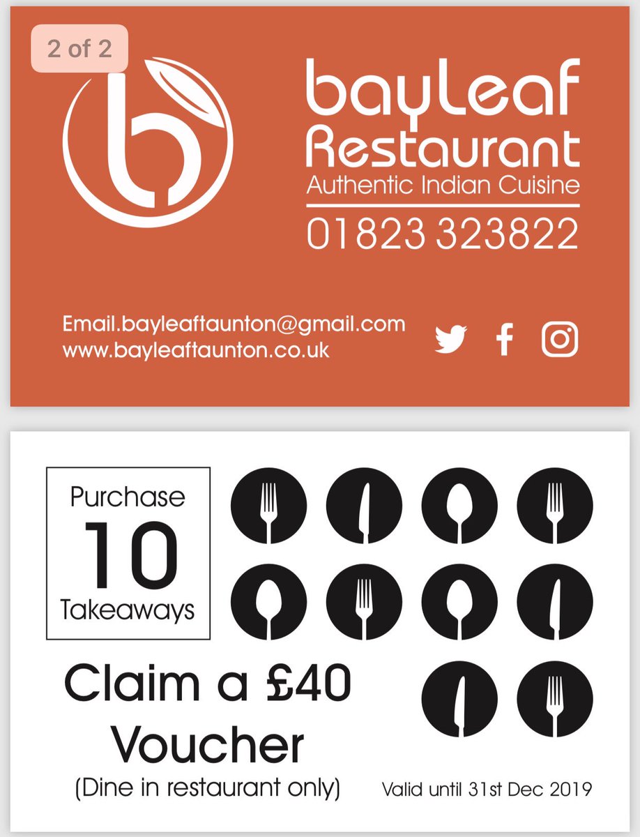 Bayleaf Restaurant (@bayleaftaunton) on Twitter photo 