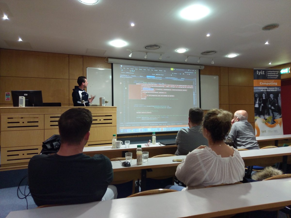 Velin Georgiev (@velingeorgiev) on Twitter photo Aleksandar Velichkovski and how to build .net core 2 app #devconflk2019 Aleksandar Velichkovski and how to build .net core 2 app #devconflk2019