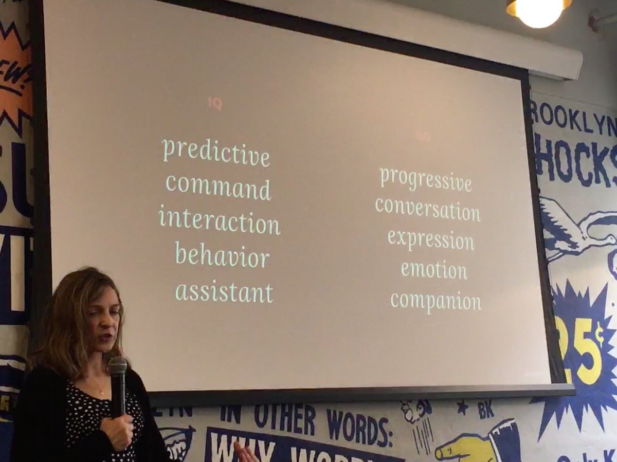 nwhysel's tweet image. Preparing for the Feeling stage of the Internet, next gen empathy. IQ vs EQ ⁦@paminthelab⁩ #WIAD19 #DesignForDifference