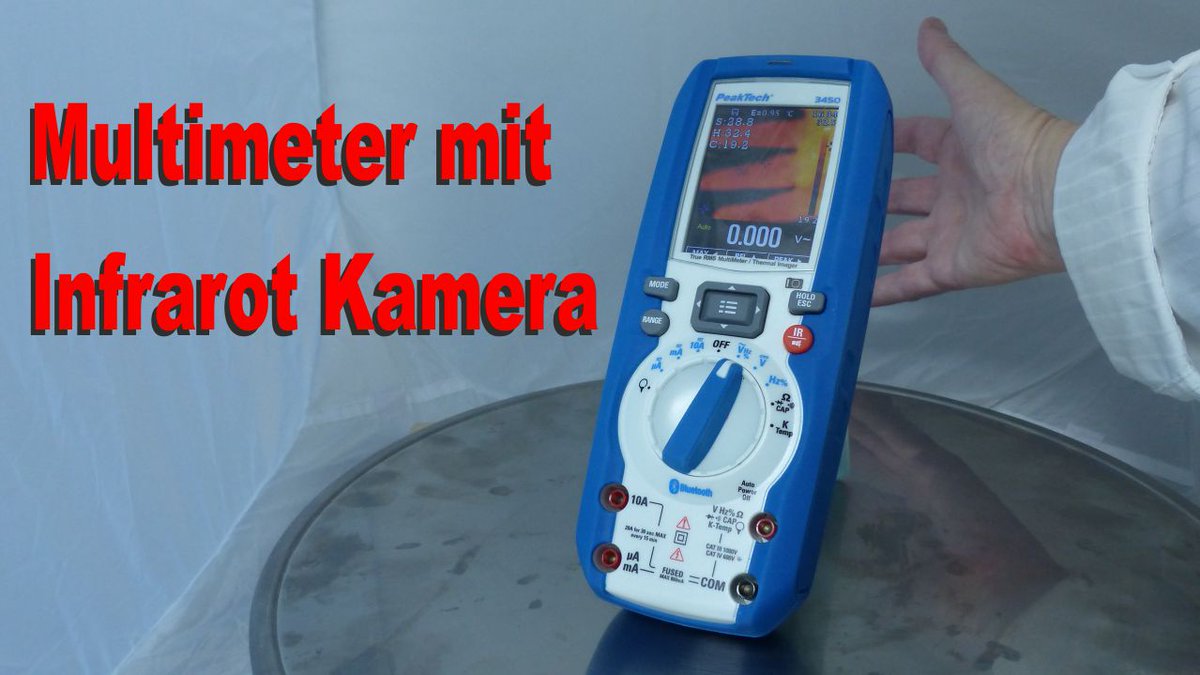 HIZ_InVideo's tweet image. Das #Peaktech #3450 – ein #Multimeter mit #Infrarotkamera und #Bluetooth Anbindung - #HIZ218
  Das Video auf #YouTube: 
  youtu.be/ZcaThbMBPQI