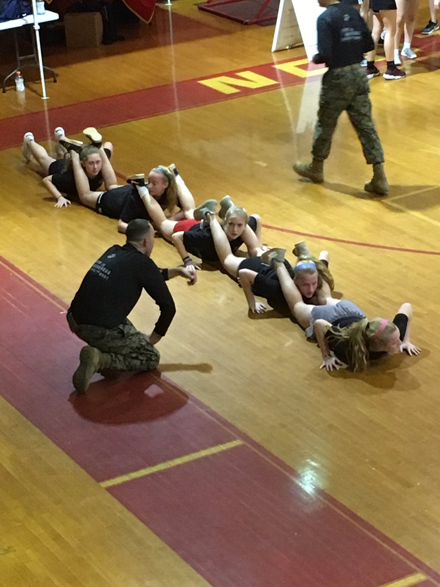 terrymurphy75's tweet photo. @NWHSgirlsSoccer @Pagewsoccer We got your yoga right here.  USMC Challenge.  Ball is in your court. https://t.co/17jBqTbvYK