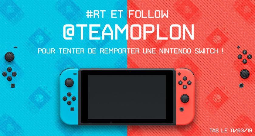 Le 23 fevrier est une date spéciale pour nous 🎉 ! Pour célébrer notre premier anniversaire 🎂 nous offrons à l'un ou l'une d'entre vous une #NintendoSwitch 🔥 ! 

Pour participer c'est simple, il vous suffit de RT + Follow <a href="/TeamOplon/">Team Oplon</a>

TAS le 11/03