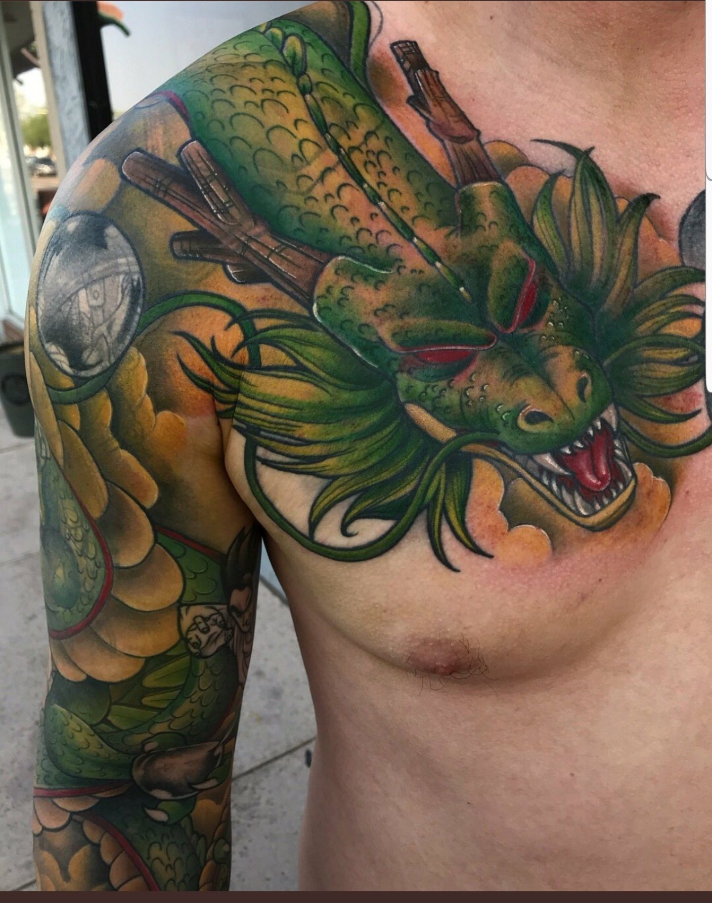 Shenron forearm tattoo will make your arm memorable