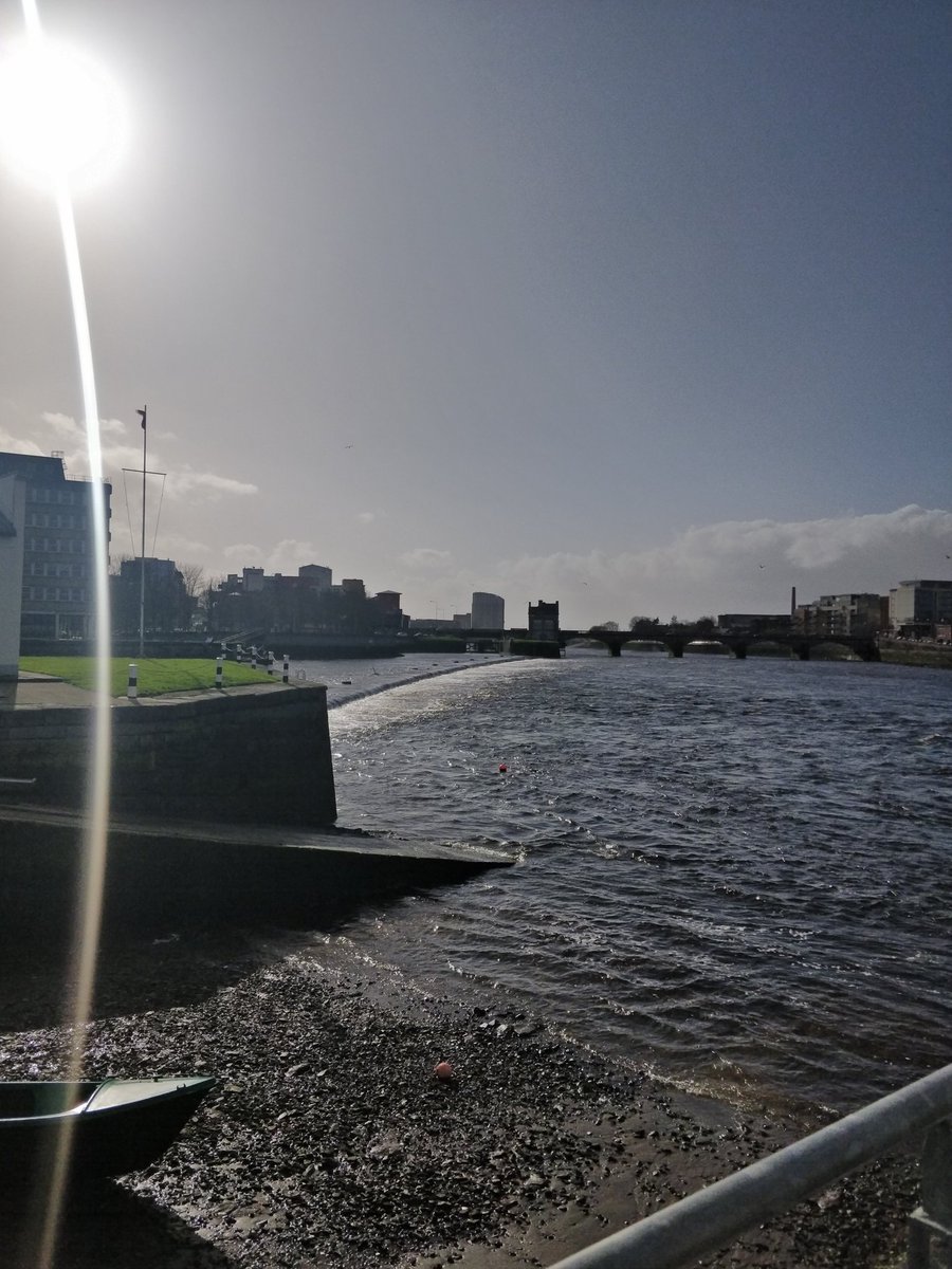 The city looking radiant in the sunshine today #Limerick