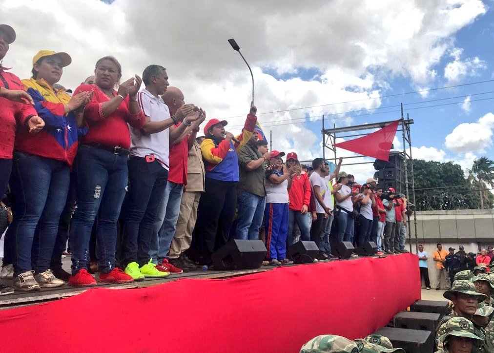 #23Feb Desde el estado Falcón en una gran jornada antiimperialista, por la paz y respaldo a nuestro Presidente Nicolás Maduro. #Venceremos #ParaLaGuerraNada #VenezuelaEnDefensaDeLaPaz