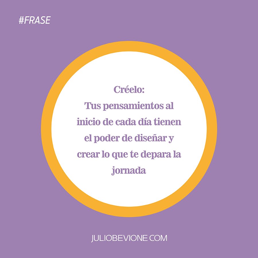 Cada mañana, antes de abrir tus ojos imagina todas las cosas buenas que deseas que te sucedan en el día y así estarás más preparado para disfrutar de esos pequeños milagros.
.
.
.
#juliobevione  #frasedeldía #pensamientopositivo #paz #milagros