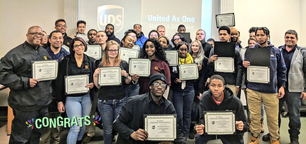 The future looks bright. <a href="/ChesapeakUPSers/">Chesapeake UPSers</a> want to congratulate the Frontline Supervisor School graduates. They are ready to rejoin #TeamPHLSnaps with new skills and perspectives. You have the tools, now use them. <a href="/JohnEitel2/">John Eitel</a> <a href="/UPSTrayceParker/">Trayce Parker</a>
