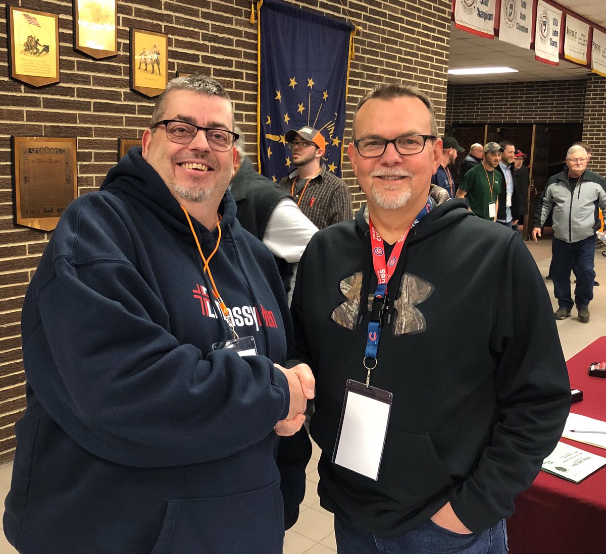 tomlbc's tweet photo. Having a great time at the Armor Bearers Men’s conference with Bill Stearns @iSearchedYouCom #armorbearers https://t.co/3vrgerhmI1