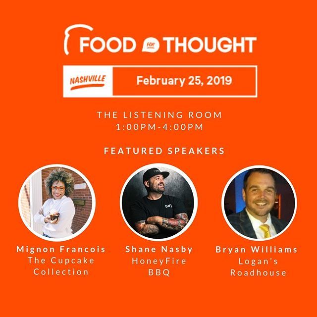 ToastTab's tweet image. Just two more sleeps until we get to hang out with the wonderful folks of @listeningroomcafe, alongside a panel of some #Nashville greats, including @logansroadhouse, @thecupcakecollection &amp;amp; @honeyfirebbq! Come join us for a free, half day #FoodforThough… ift.tt/2GG6h1G