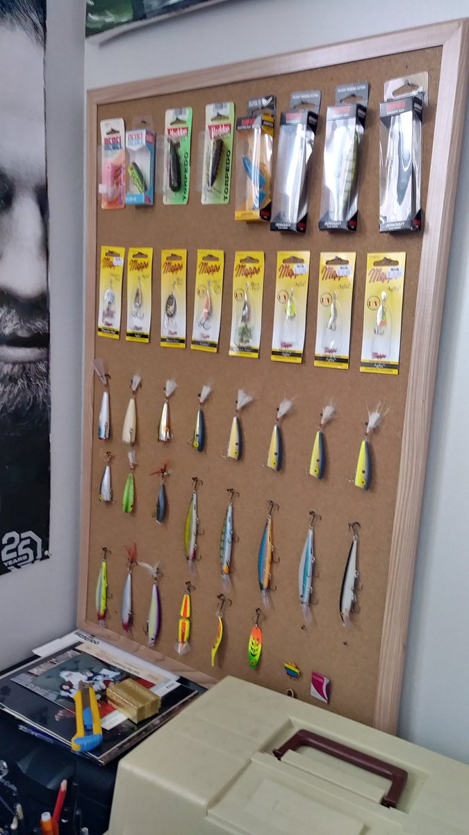 ejhernandez1985's tweet photo. Updated my Arsenal. I'm getting ready for the season opener early. #Rebel #Heddon #Mepps #Rapala https://t.co/5kzdXjIqnC