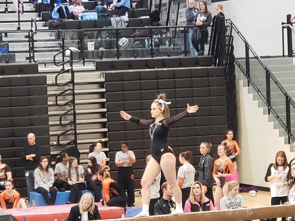 Batavia's shining star of gymnastics.