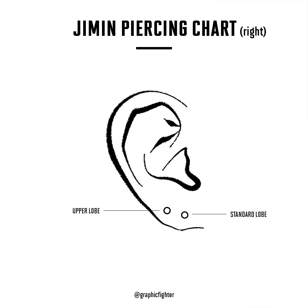 ⏤【  #JIMIN 𝐏𝐈𝐄𝐑𝐂𝐈𝐍𝐆 𝐂𝐇𝐀𝐑𝐓 】⏤          (2019/02)