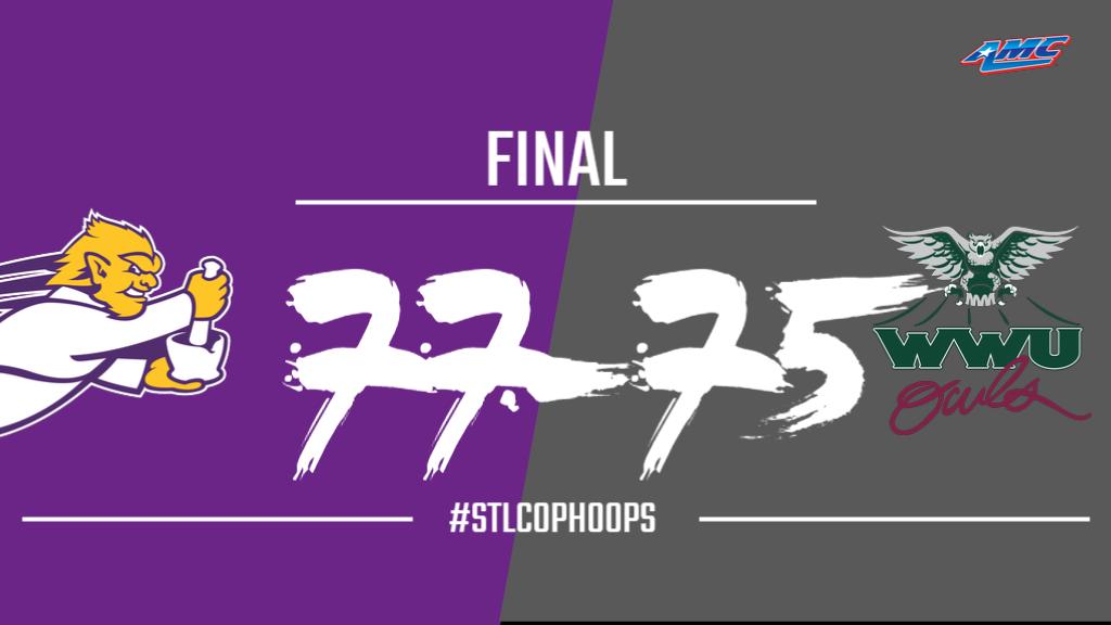 UHSPEutectics's tweet photo. MBball upsets @WWU_Owls 77-75!! #GoEuts #EutsMBball #EutsAthletics #stlcop #stlcophoops #amcscores https://t.co/BI7nXj0HxO