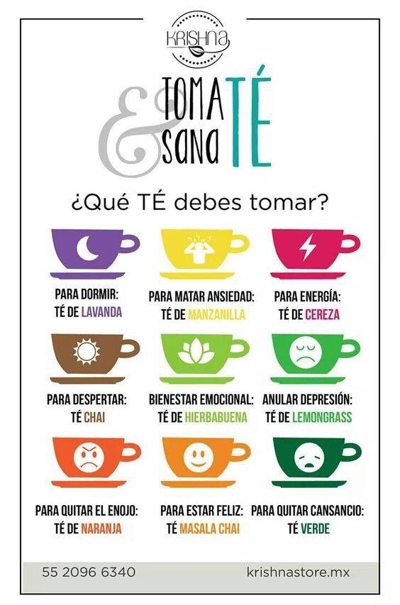 ¿Qué té debes a tomar?