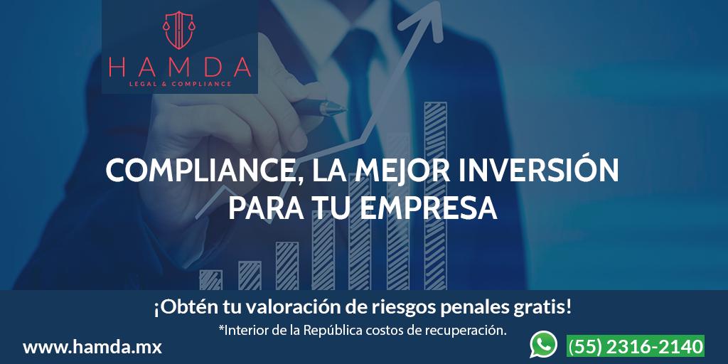 hamdacompliance's tweet photo. La mejor #Inversión para #Evitar tiempo y #Dinero en #Sanciones #Penales es #Implementar tu #Programa #Compliance, lo adaptamos a tu #Empresa sea grande, #Pyme o #Startup, llámanos y te #Obsequiamos la #Valoración 55 2316-2140. https://t.co/PNlK3HlkbU