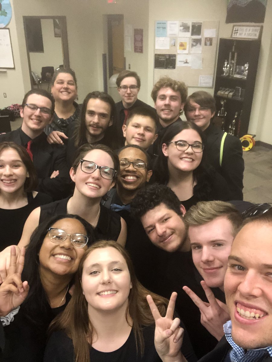 Fun times at district honor band! Back to work next week for area concert festival