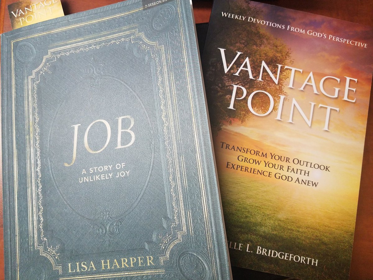 JPNDent's tweet image. @lisadharper &apos;s Job Video Bible Study and @dlb_joy4life Vantage Point Weekly Devotional. These two books are blessing my life right now. #JobStudy #VantagePoint #BeEncouraged #Joy