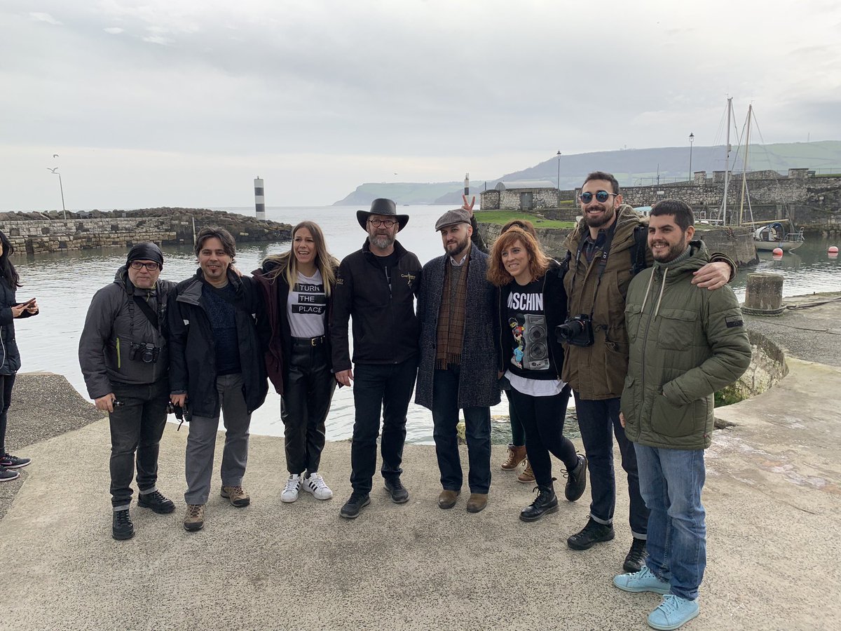 Today’s FAM trip with Spanish guests enjoying the Iron Islands Game of Thrones tour #GameOfThrones  <a href="/GoT_Tours/">Game of Thrones Tours</a>