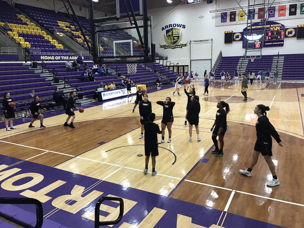 PCSaints's tweet photo. 🏀 We are 45 minutes away from the Opening Round of the @PlayNorthStar FINAL 4️⃣ from Watertown Civic Arena!!
No. 5 Seed @PCSaintsWBB takes on No. 1 Seed @Comet_Athletics starting at 1pm!
#GoMarchin’ #PCSaints https://t.co/J3xbZMqzBa