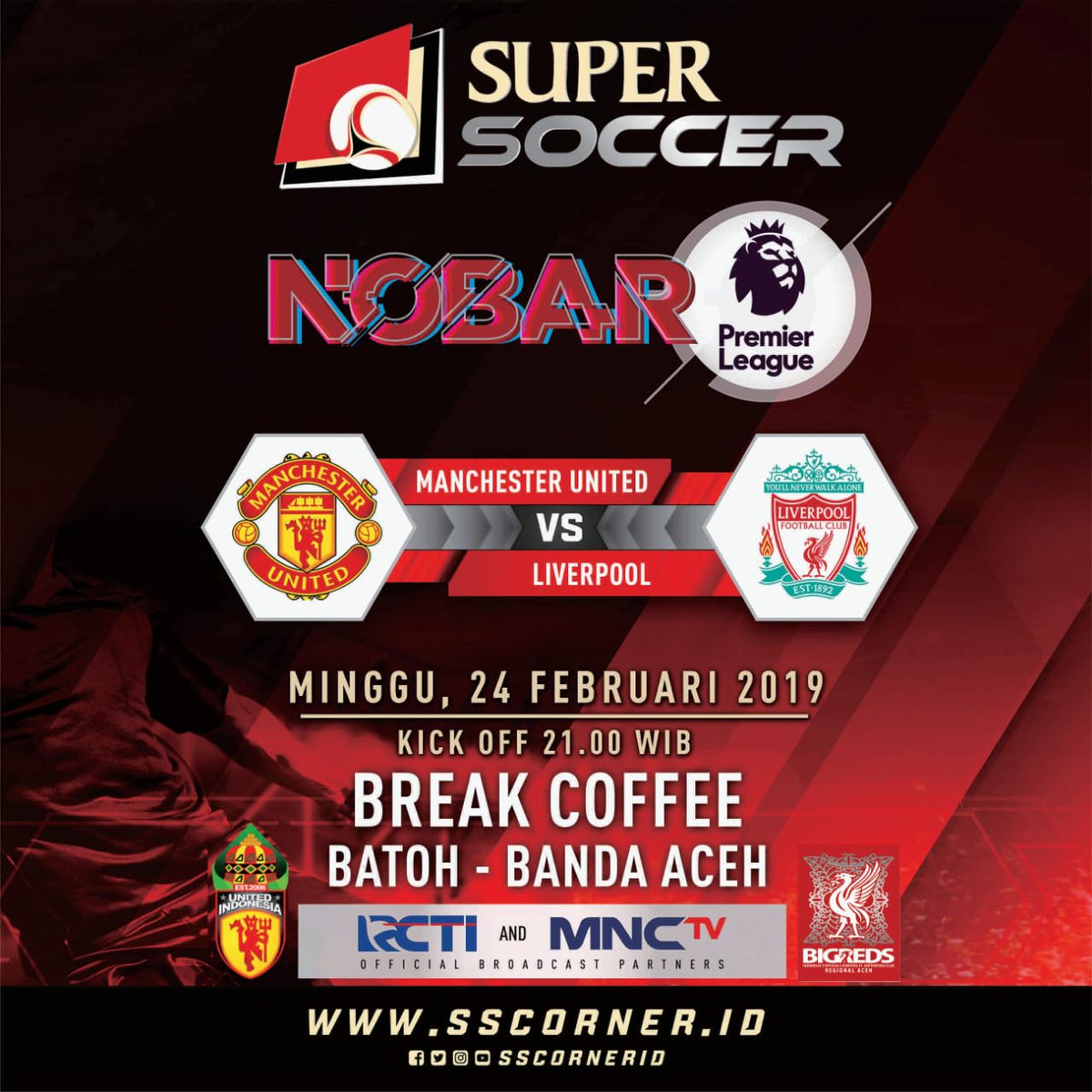 UtdIndonesiaBNA's tweet photo. [ Nobar UIBNA w/ @BIGREDS_ACEH ] 
Ramaikan wankawan Banda Aceh dan sekitarnya. #uibna #uibigfamily @UtdIndonesia https://t.co/7O3KmhLv85