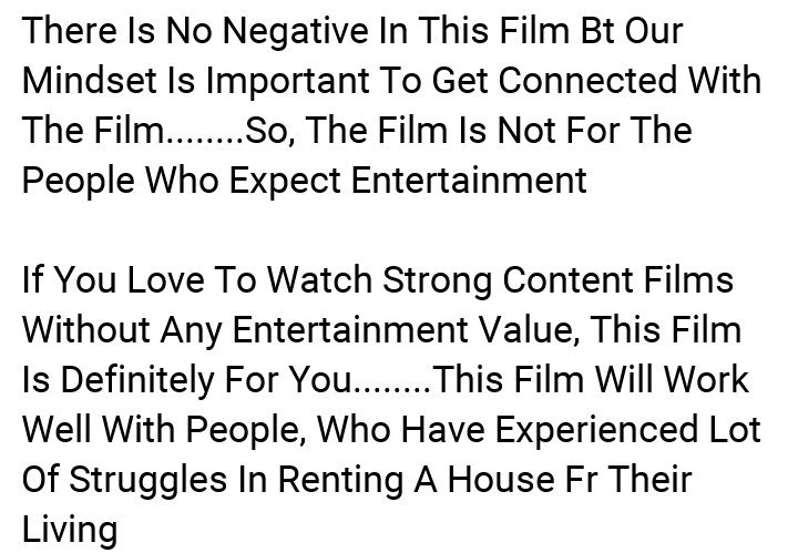 AravindRosh563's tweet photo. My #ToLet Movie Review (1,2,3)
#TOLETthefilm #tolethousefull
#ToletReview #ToLetExtraordinaryRatings
@toletthefilm @Rchezhi @AadhiraOfficial @sheelaActress @SpMani2202 #SanthoshSriram #SheelaRajkumar #Dharun @sreekar_prasad https://t.co/QhlBL1CezZ