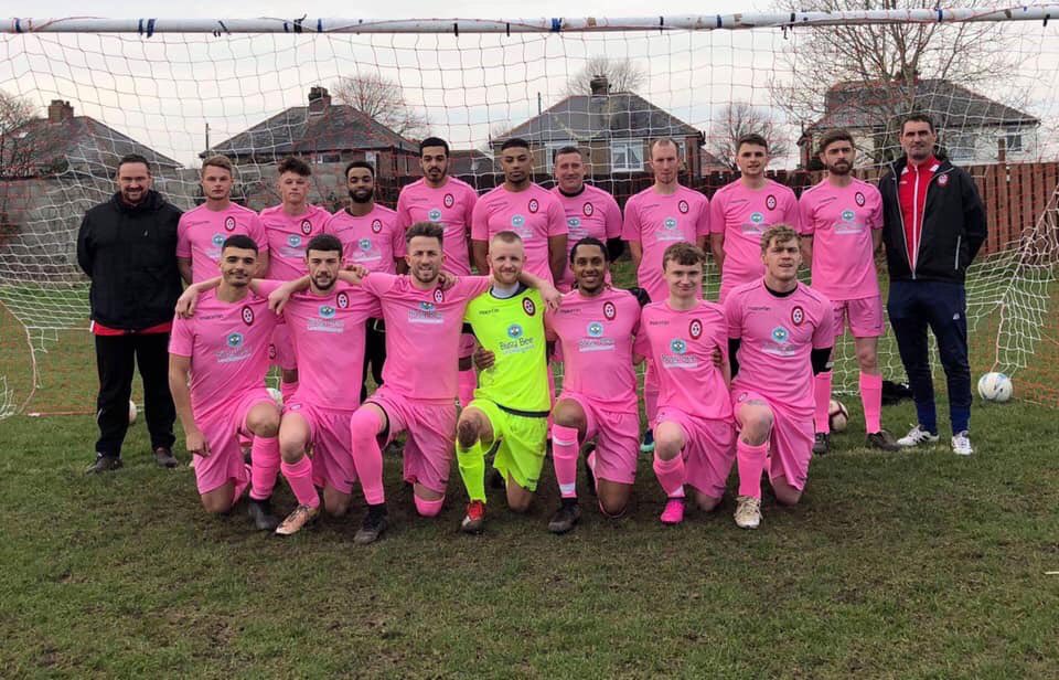 Cogan Coronation AFC (@cogancoroafc) on Twitter photo Our 2nd Teams opponents today <a href="/HoltonRoad/">Holton Road AFC</a> wearing their new pink kit showing their support to GK Scott Adams wife Martine who is battling cancer. Amazing gesture & what @FootballGrf is all about...supporting your community! Top class lads 👏🏻 #CancerSucks #YouCanBeatThis Our 2nd Teams opponents today <a href="/HoltonRoad/">Holton Road AFC</a> wearing their new pink kit showing their support to GK Scott Adams wife Martine who is battling cancer. Amazing gesture & what @FootballGrf is all about...supporting your community! Top class lads 👏🏻 #CancerSucks #YouCanBeatThis