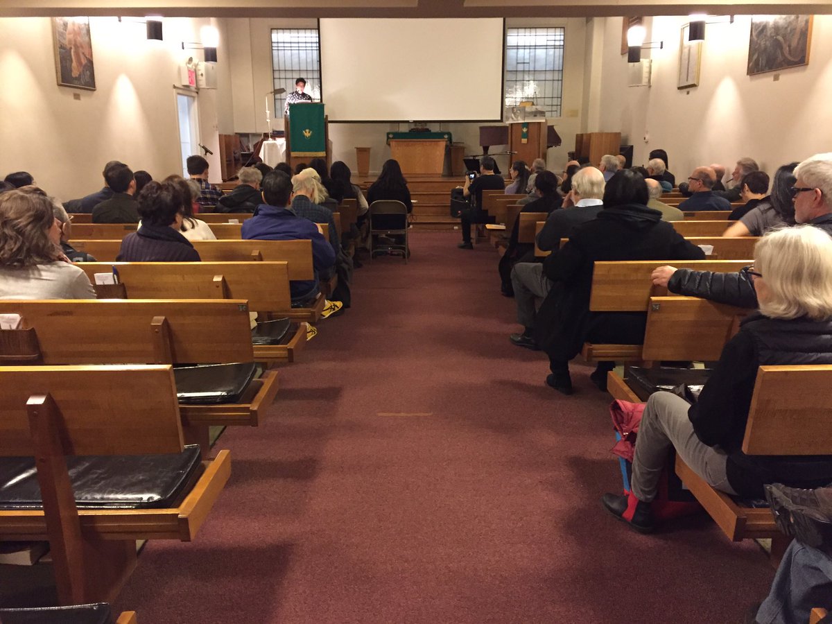 NYJACL's tweet photo. This year's NYC #DayofRemembrance program begins with remarks from @DOR_NYC's Becca!

#NYC #EO9066 #NeverAgainIsNow #NYDOR https://t.co/2jeMSTg58Q