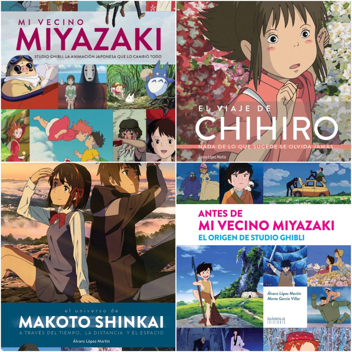 gen_ghibli's tweet photo. Entrevista a @A1varoLopez, autor de Generación GHIBLI y los libros 'Mi vecino Miyazaki', 'El viaje de Chihiro: Nada de lo que sucede se olvida jamás' y 'El universo de Makoto Shinkai', en @RadioURJC_: https://t.co/Umg6BrtwoU https://t.co/0kCly1W1wN