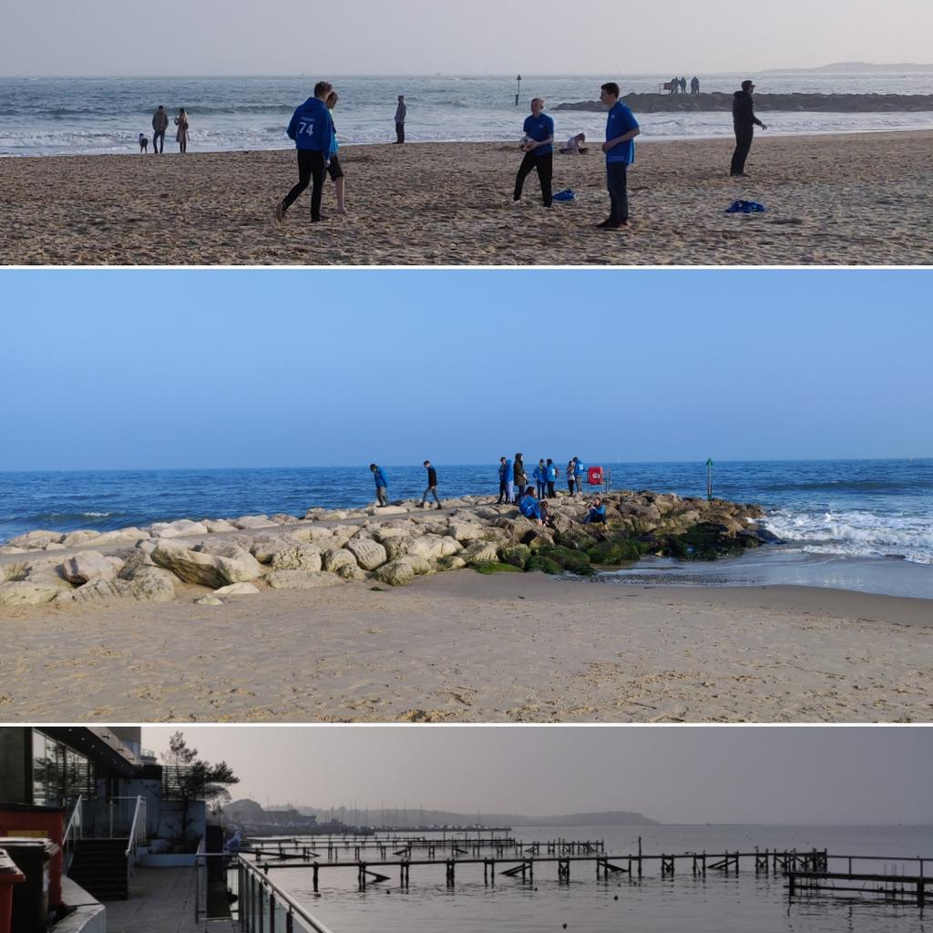 Trip to the beach, with a view of Brownsea Island on the way. 
#UK24WSJ #WSJ2019 #WorldScoutJamboree #24WSJ