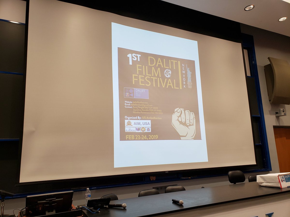 IndiainNewYork's tweet photo. Making the Subaltern Voice Heard. Consul General inaugurated the 1st Dalit International Film & Cultural Festival at Barnard Hall, @Columbia University.
#daliff #dalitfilmfestival https://t.co/ObkPfG6h0T