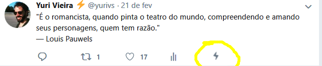 yurivs's tweet image. Veja que interessante esta imagem: à extrema direita do meu tweet — visível para quem instalou a extensão do tippin.me — há um raio para receber gorjetas em bitcoins via Lightning Network. Será que isso vai dar certo? O CEO do Twitter aderiu: