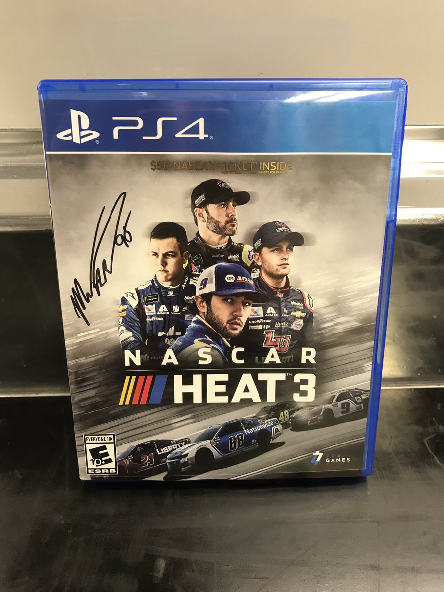 LFR95's tweet photo. We have more bribes for your help to get us a good draft pick! 😂😉

Here’s a @mattdracing signed @PlayStation version of @704NASCARHeat we’re giving away.

Retweet this post with a comment to include @LFR95 &amp; #eNASCARHeat to be entered.

We’ll pick a winner on Monday (2/25) AM. https://t.co/0DKSFEe0gM