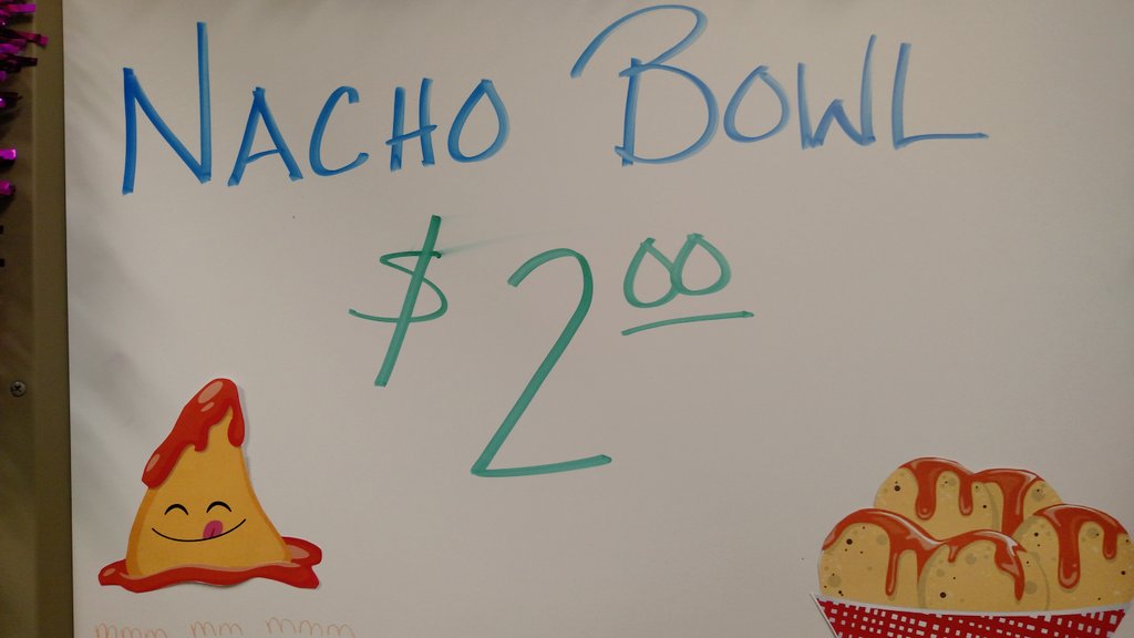 Tortilla Chip Day = Nacho Sale!!! <a href="/KJChamberland/">Kevin Chamberland</a> <a href="/FeliciaW6814/">Felicia Wallace</a> <a href="/rtella44/">Robert Tella</a>