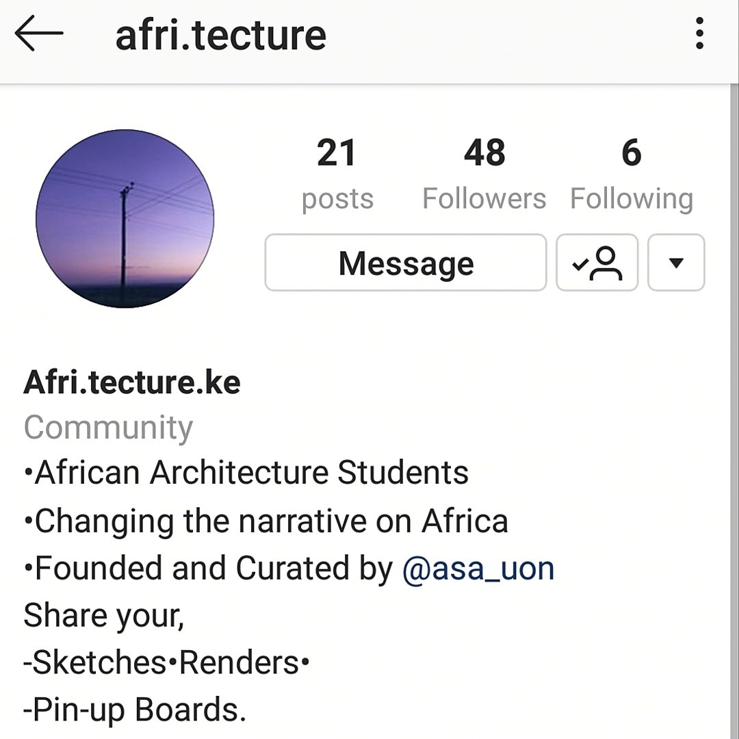 ASAUON18's tweet photo. Head over to instagram and follow afri.tecture by @ASAUON18... Its a platform where amazing works and talents by architecture students are showcased... Be sure to check it out... https://t.co/LhYa10Y93l