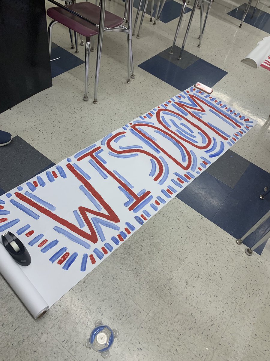 wyominiTHON's tweet photo. Less than a week until the big day!!! Students are spending their Saturday by decorating the hallways ❤️💚🖤💛 #FTK https://t.co/Bk0SsLFomU