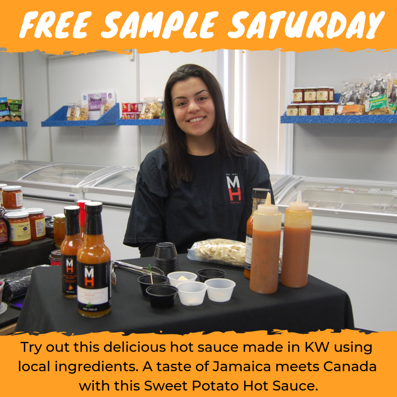 CaudlesCatch's tweet image. It&apos;s #FreeSampleSaturday at our main location!

Come on in and try a free sample of the delicious #SupportLocal #MHHotSauce. Perfect for anything #seafood and so much more!

#KWAwesome #WRAwesome