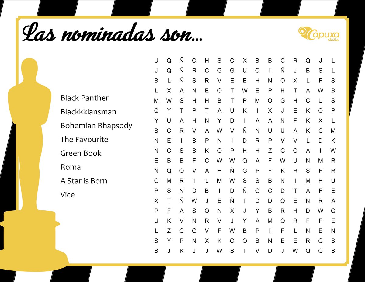 CapuxaStudio's tweet image. Diseña un #branding estilo premios #Oscar para tu próximo evento: Invitación, mantel individual, banner de bienvenida, etiqueta para botella de agua y una sopa de letras. #Oscars2019 #Indesign #OscarNoms #Marketing #Advertising  youtu.be/n6dcPk5dZ_E