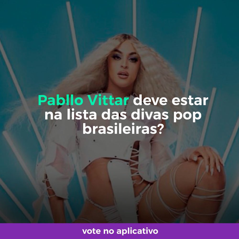 appquinto's tweet photo. Pabllo Vittar é a cantora drag queen mais conhecida no cenário pop atual. Você acha que ela é uma diva pop? Vem debater com a gente no app! 📲 https://t.co/0jxO5Oub4y
.
.
.
.
#appquinto #somosquinto #votenoquinto #pabblovitar #divapop #pop #cantora #drag #dragqueen https://t.co/1acL31iLfc