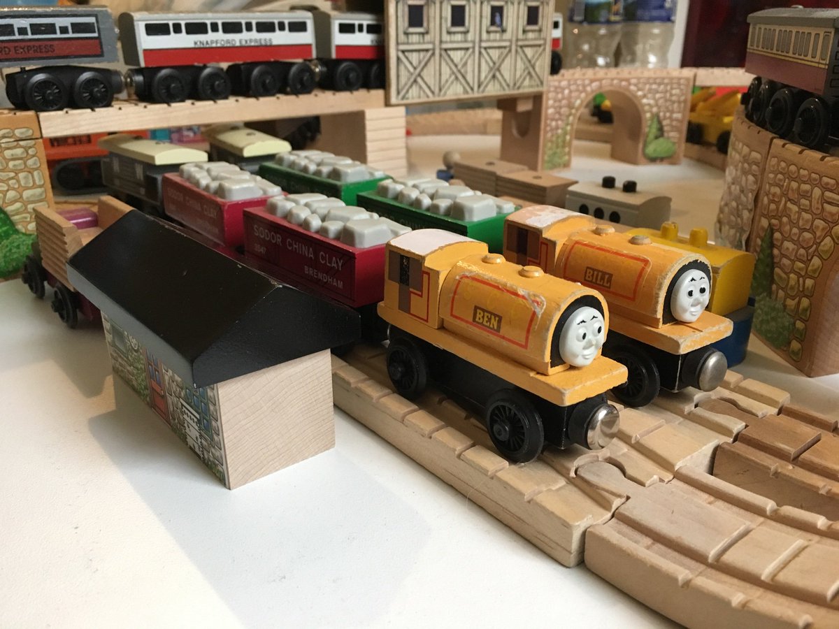 bill and ben wooden trains