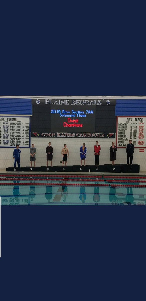 7AA Diving Champion Ben Linde! Heading to state as a freshman! Way to go Ben! You got this! #HuskyNation