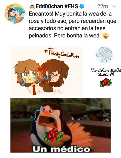 Sunday_UnU's tweet photo. ¡Aún no lo supero! Ayudaaaa 🌹🌸🌺 #FreddyConLaRosa #FHSZ3r0 https://t.co/xUadYxrBNC