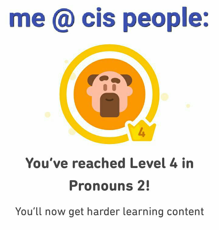 thecorvoid's tweet photo. Educating cis people can be so annoying... BUT since I made this (out of a duolingo screenshot) I've been impatiently waiting for an opportunity to use it irl 😬🙃
#transstruggles #transmemes https://t.co/6Vb24Hc7Tt