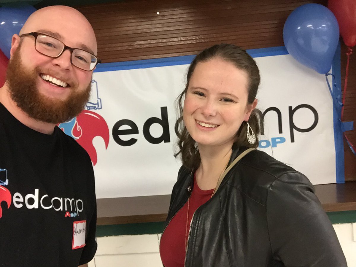 EdcampAoP's tweet photo. Longest distance #EdCampAoP attendee came from Maryland! #LearningKnowsNoBounds https://t.co/wFX8xAclvs
