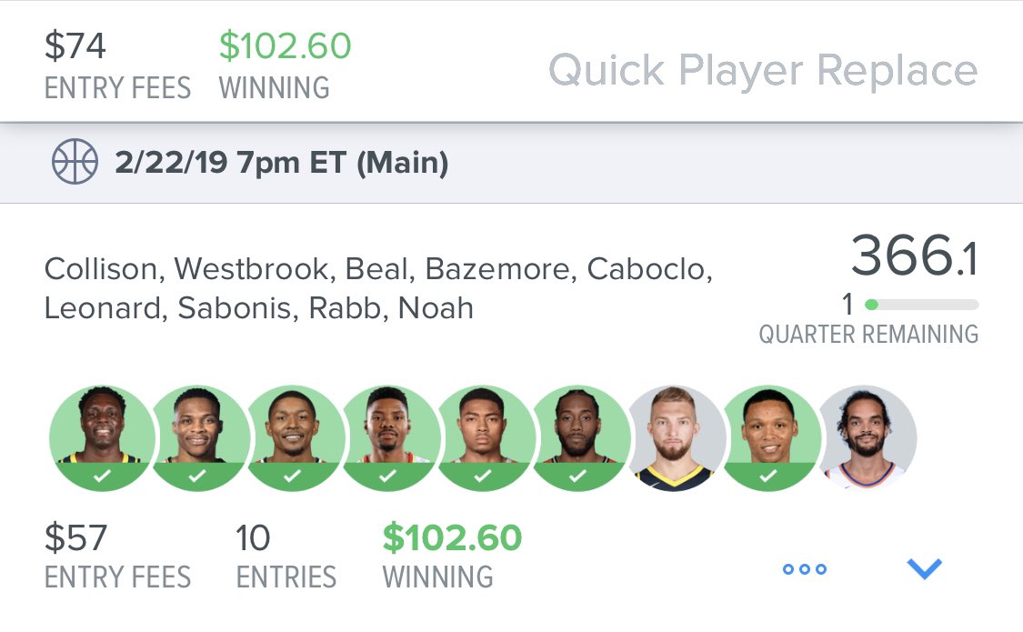 jdgkix's tweet photo. @DFSNotify keeping it hot even after the all-star break 😈 https://t.co/HEWK25LmdX