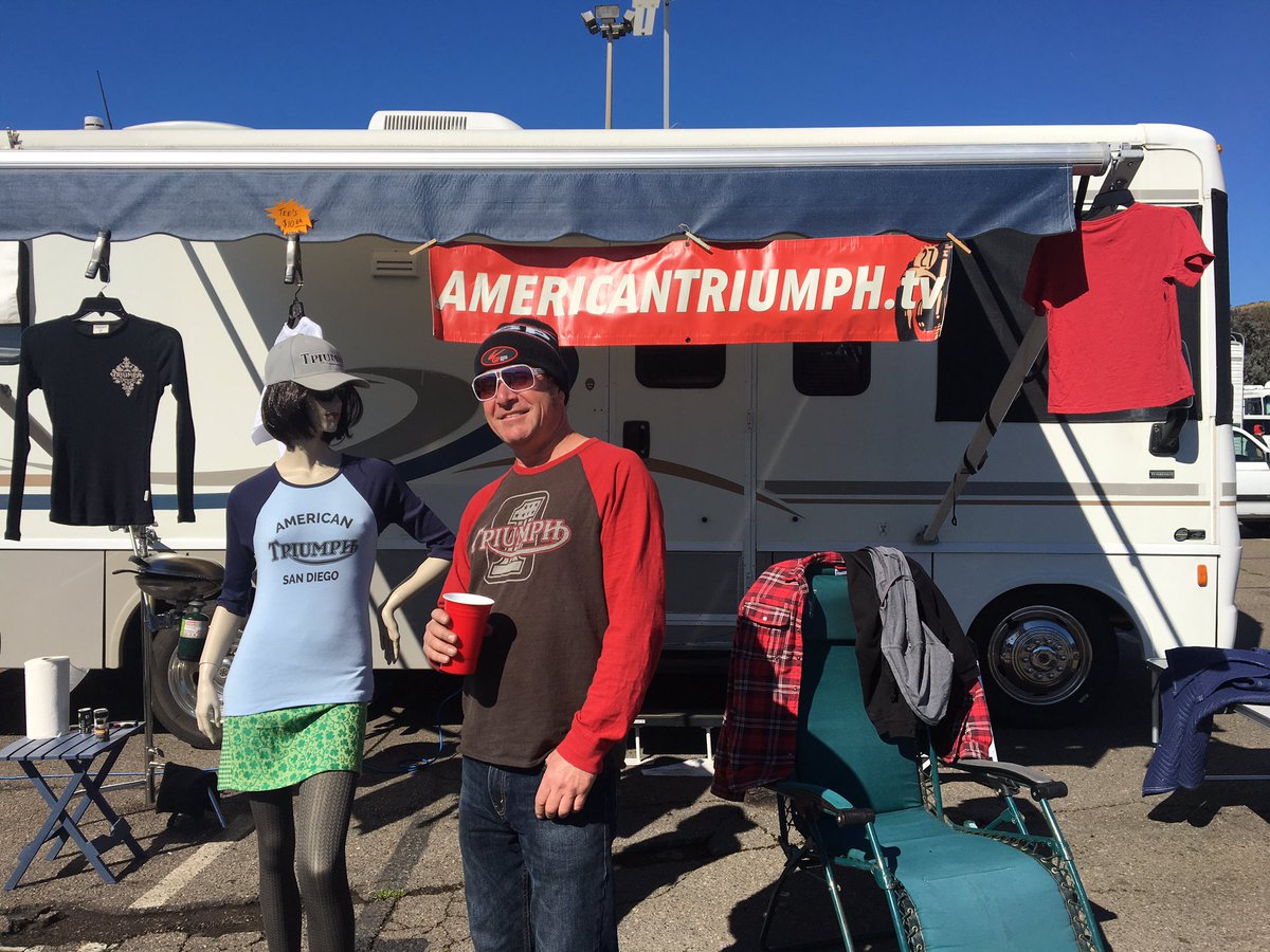 americantriumph's tweet photo. Stop by our booth at the #bigthreeswapmeet to take a *free* selfie with Miss American Triumph! #big3 #big3swapmeet #sandiego https://t.co/vMMNkXhrHQ