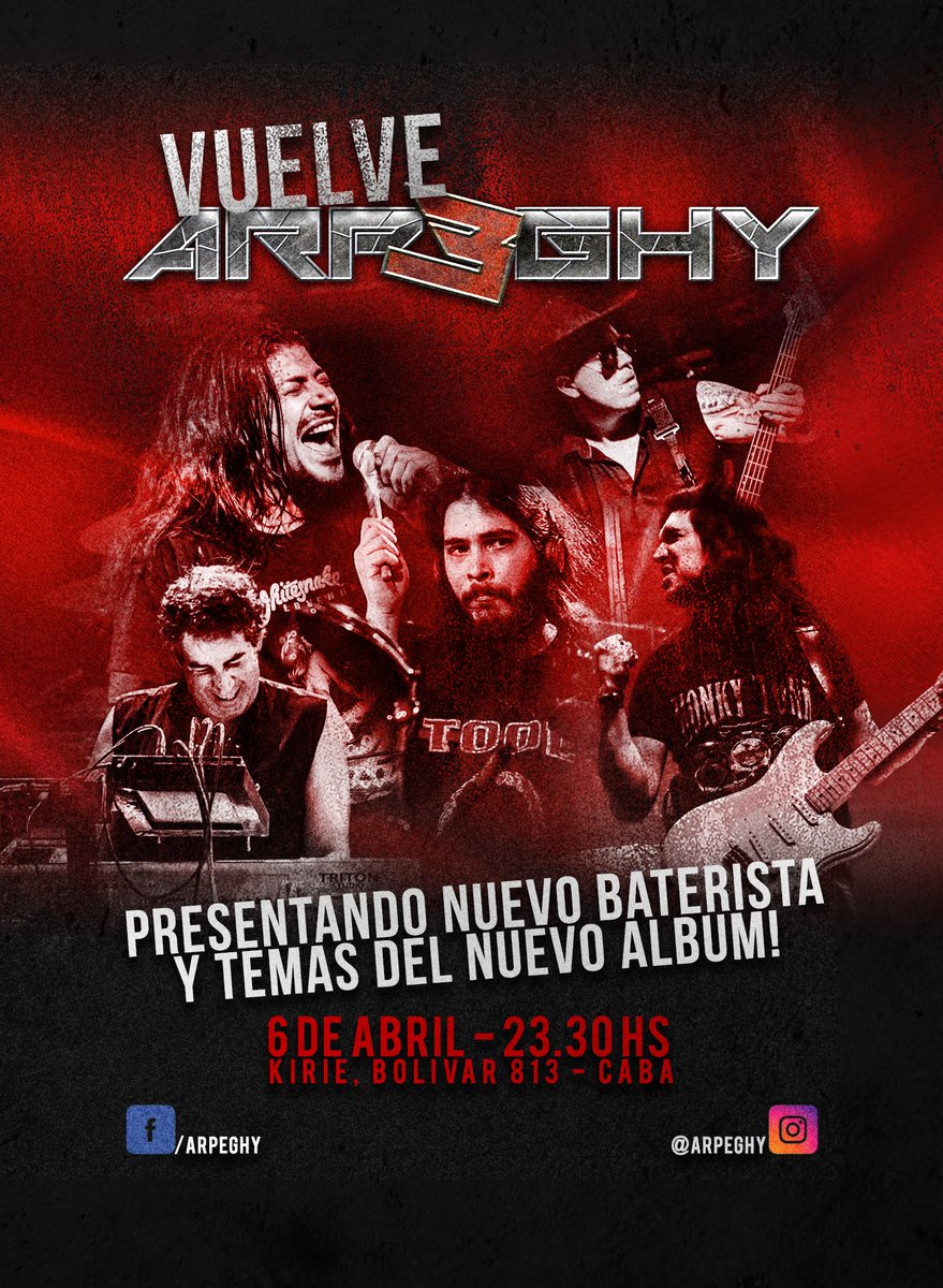 Nos extrañaban un poquito, no?
Estamos en plena grabación de nuestro próximo álbum, pero decidimos hacer un break para tocar en vivo, mostrales nuevas canciones y presentar a nuestro flamante baterista, Fernando Ortiz.
Adonde? Pleno San Telmo, Bolivar 813, a las 23.30hs